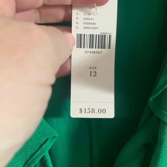 NWT Anthropologie dress. Great, flattering details and fun color! Size 12. - Picture 5 of 8